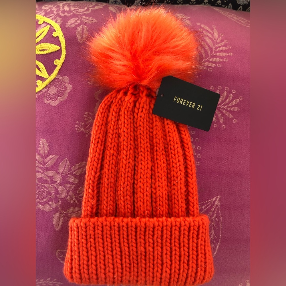 Forever 21 Puff Beanie